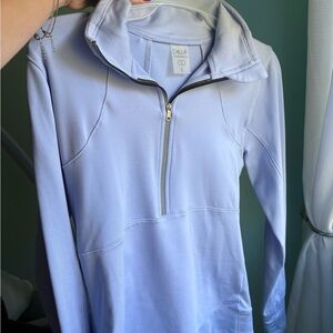 Light Blue Quarter-Zip Pullover